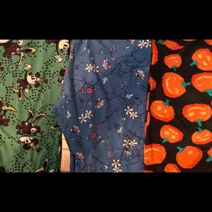 Lularoe bundle leggings- 5 pair all one size (OS)